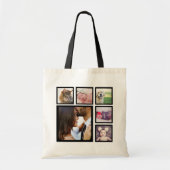 6フォトコラージュパーソナライズされたテンプレート トートバッグ (正面)