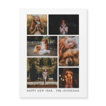 6フォトコラージュパーソナライズされた年末年始