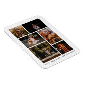 6フォトコラージュパーソナライズされた年末年始 マグネット (右側)