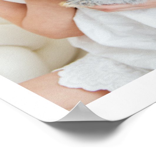 6フォトコラージュパーソナライズされた ポスター (角)