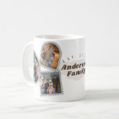 6フォトコラージュモダンファエレガントミリーラブ コーヒーマグカップ (正面左)