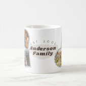 6フォトコラージュモダンファエレガントミリーラブ コーヒーマグカップ (中央)