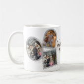 6フォトコラージュモダンファエレガントミリーラブ コーヒーマグカップ (左)