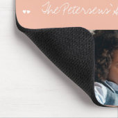 6フォトコラージュモダンファミリーカスタム文字 マウスパッド (コーナー)