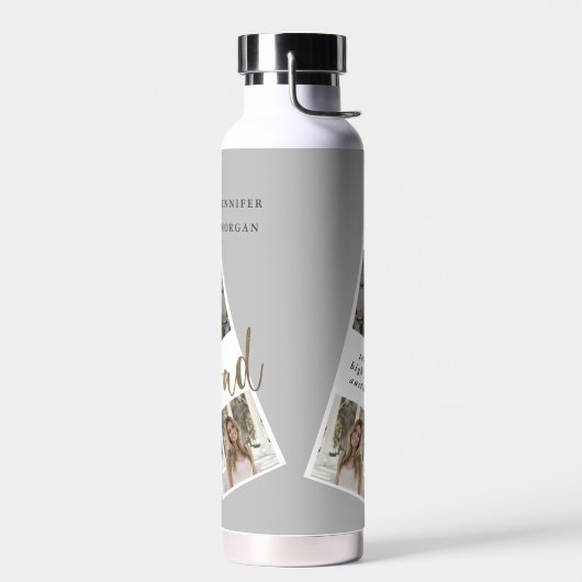 6フォトコラージュ卒業水筒 ウォーターボトル (左面)