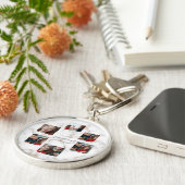 6フォトコラージュ叔母キーチェモダンーンエレガント キーホルダー (側面)