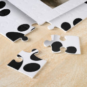 6フォトコラージュ名前を追加ドッグハウスポープリント ジグソーパズル (側面)