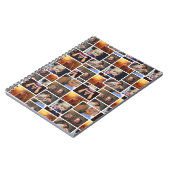 6フォトコラージュ家族の写真パターン ノートブック (左側)