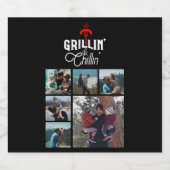 6フォトコラージュ父の日グリリン&チリン ビールラベル (シングルラベル)