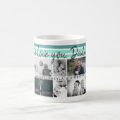 6フォトコラージュ私たちは愛してあなたをパパの父の子供 コーヒーマグカップ (中央)