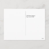 6フォトコラージュ – クリスマスシャルボード シーズンポストカード (裏面)