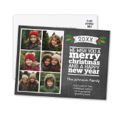 6フォトコラージュ – クリスマスシャルボード シーズンポストカード