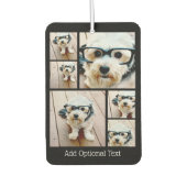 6フォトコラージュ – パタファンキーーン黒 カーエアーフレッシュナー (正面)