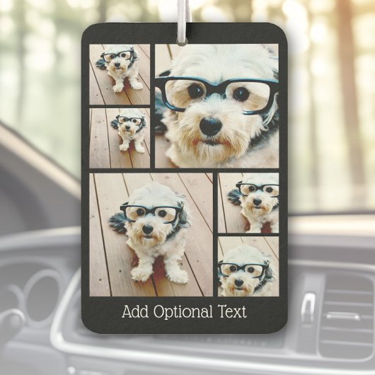 6フォトコラージュ – パタファンキーーン黒 カーエアーフレッシュナー