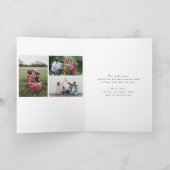 6フォトコラージュMerry Christmasスクリプモダント シーズンカード (内部)