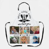 6フォトコラージラブユナナ最高の調理師 エプロン (正面)