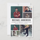 6フォトシャルボード卒業パーティー発表 招待状 (正面)