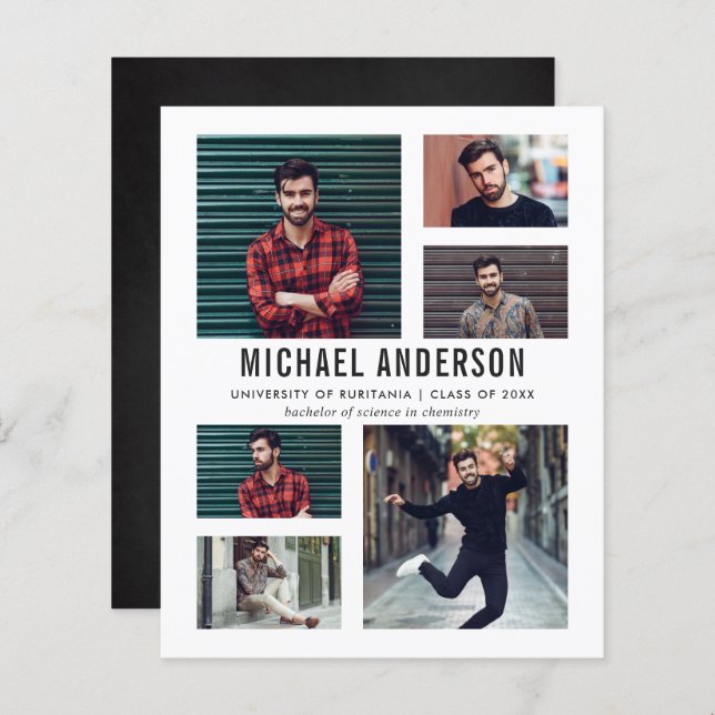 6フォトシャルボード卒業パーティー (正面/裏面)