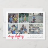 6フォトスクリプトメリークリスマス – 白縁ど瓦 シーズンカード (正面)