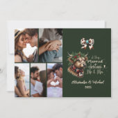 6フォトハイランド牛メリークリスマスミセスとミスター シーズンカード (正面)