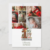 6フォトプレイド初めてのクリスマス シーズンカード (正面)