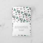 6フォトポイエレガントンセチア信じ シーズンカード (内部)