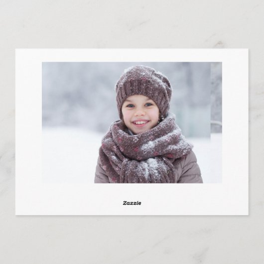 6フォトポイエレガントンセチア信じ シーズンカード (裏面)