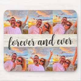 6フォトモダンコラージュカスタムモノグラム マウスパッド