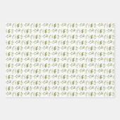 6フレッシュハーブのフラットシート包装紙 ラッピングペーパーシート (正面3)