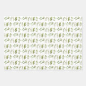 6フレッシュハーブのフラットシート包装紙 ラッピングペーパーシート (正面2)