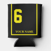 6ブラック(イエローホースサドルブランケット付カスタムき) 缶クーラー (正面)