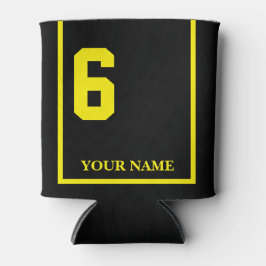 6ブラック(イエローホースサドルブランケット付カスタムき) 缶クーラー