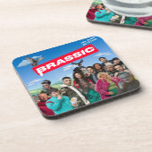 6プラスチックのブラッシックコースターセットパック コースター (左側)