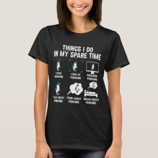 6ペンギンの暇な時にやることおもしろい。 Tシャツ