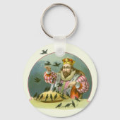 6ペンスの歌を歌う，ヴィンテージ子供部屋韻 キーホルダー (裏面)