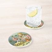 6ペンスの歌を歌う,ヴィンテージ子供部屋韻 コースター (側面)