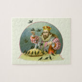 6ペンスの歌を歌う，ヴィンテージ子供部屋韻 ジグソーパズル (横)