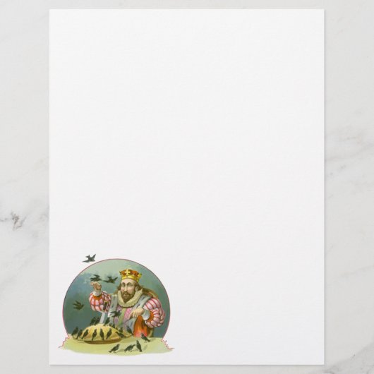 6ペンスの歌を歌う,ヴィンテージ子供部屋韻 チラシ (正面)