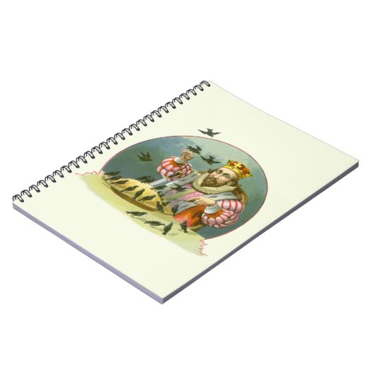 6ペンスの歌を歌う，ヴィンテージ子供部屋韻 ノートブック (左側)