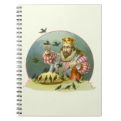 6ペンスの歌を歌う，ヴィンテージ子供部屋韻 ノートブック (正面)