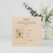 6ペンスの発表の歌を歌う 案内状 (スタンド正面)