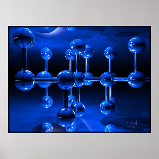 6ボール抽象芸術 ポスター (正面)