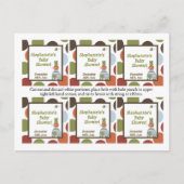 6メッセージカードラグナビーチタートルフロッグポンドアニマル インビテーションポストカード (正面)