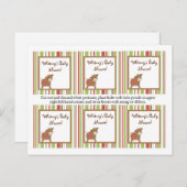 6メッセージカードレッドバーンファームカウズ インビテーションポストカード (正面/裏面)