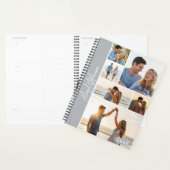 6モダンフォトコラージュパーソナライズされたカスタムカラー プランナー手帳 (ディスプレー)