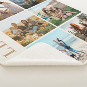 6モダン枚のコラージュ シェルパブランケット (3/4)