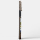 6モノグラムのフォトコラージュ茶色の木材 Case-Mate iPhoneケース (裏面 / 右)