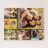 6ユニークフォトコラージュシンプル名 ジグソーパズル (横)