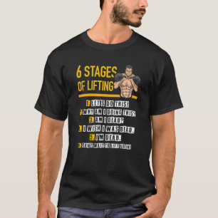 6リフターとボディビルダーのリフトステージ Tシャツ