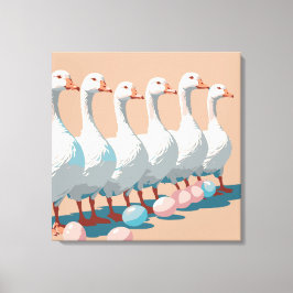 6ヶ月Aレイアウト切り抜きステンシルスタイル3 キャンバスプリント